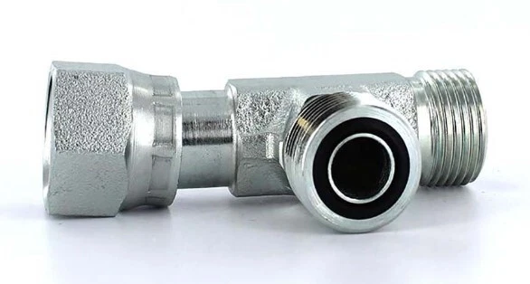   Parker 16 R6LO-S Seal-Lok O-Ring ORFS Face Seal Swivel Nut Run Tee  - Image 1 of 2