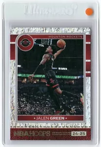2024-25 PANINI NBA HOOPS SPARKLE SP #26 JALEN GREEN HOUSTON ROCKETS - Picture 1 of 2