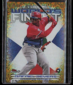 2023 Topps Finest - Mini-Diamante Dorado #2000-12 Rafael Devers /50 - Imagen 1 de 2