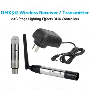DMX512 Wireless Receiver Transmitter 2.4G Stage Lighting Effects DMX Controllers - Picture 1 of 20