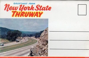 Carpeta de postales NY Greetings from New York State Thruway - Imagen 1 de 4