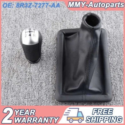 2X Cubierta de arranque de palanca de cambios de transmisión manual para Ford Mustang + palanca de cambios de 5 velocidades Foto 1 de 4