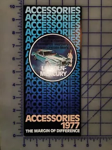 1977 Lincoln Mercury Accessories Brochure Mailer Original - Foto 1 di 1