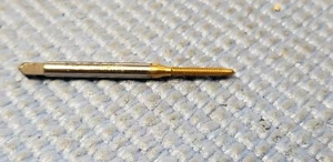 GTD Hand Tap,#3-56 Thread Size,TiN,HSS,Plug - Picture 1 of 5