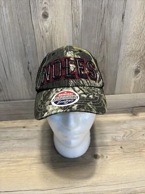 Flordia State Seminoles Hat Mossy Oak Zephyr Camo Logo Cap Snapback Mesh Hat - Image 1 of 4