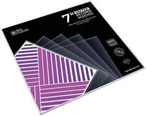 Big Fudge 100x Vinyl Record Outer Sleeves 7 inch Durable & Wrinkle (US IMPORT) - Photo 1/6