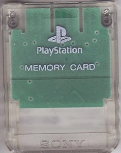 Tarjeta de memoria Sony OEM cristalina para PlayStation 1 PS1 expansión muy buena 0E - Imagen 1 de 3