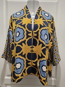 CHICO'S COLORFUL KIMONO JACKET SIZE XXS/XS - Picture 1 of 4