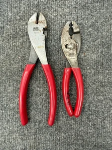 lot of 2-Mac Tools P301948 6" Adjustable Slip Joint Pliers, P301743 Side Cutters - Bild 1 von 2