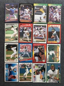 DENNIS ECKERSLEY 1986-1996 Baseball Card Lot! 16x Cards Oakland A's Cubs HOF - Picture 1 of 2