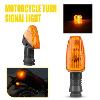 2X Motorcycle Signals Turn Blinker Light Amber 12v For Kawasaki Z750S 2005-2006 - Image 1 of 4