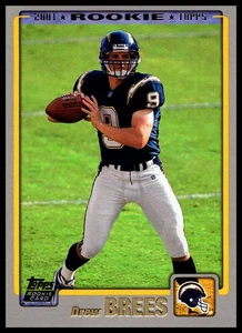 2001 Topps Drew Brees #328 San Diego Chargers QB RC - Picture 1 of 3