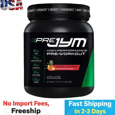 Jym® Pre Jym Pre-Entrenamiento - Piña Fresa (30 Porciones) Foto 1 de 4