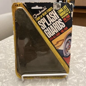 Vintage Groboski Front and Rear Fender Splash Guard Fits All Cars Sub Compact - Foto 1 di 4