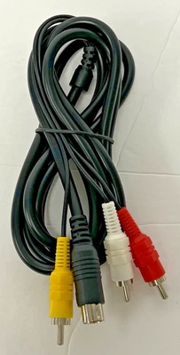 1 x AV Audio Video - RCA Composite Cable - 9 Pin - Sega Genesis Model 2 or 3 - Image 1 of 3