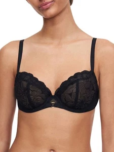 Chantelle Fleurs Bra Covering Underwired Bras Embroidered Chimney Back Lingerie - Picture 1 of 25