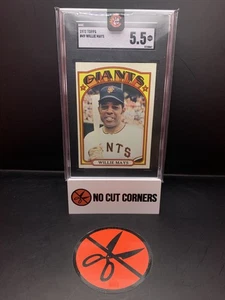 1972 Topps #49 Willie Mays SGC 5.5 EX+ - Picture 1 of 2