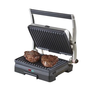 Parrilla y plancha de prensa Panini Cuisinart GR-11FR 3 en 1 - Certificada restaurada - Imagen 1 de 8