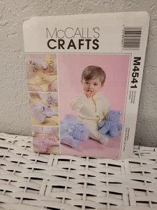 MCCALL'S CRAFTS VINTAGE MUSTER M4541 BABY/KLEINKIND MATTEN & SPIELZEUG NEU-UNGESCHNITTEN - Bild 1 von 2