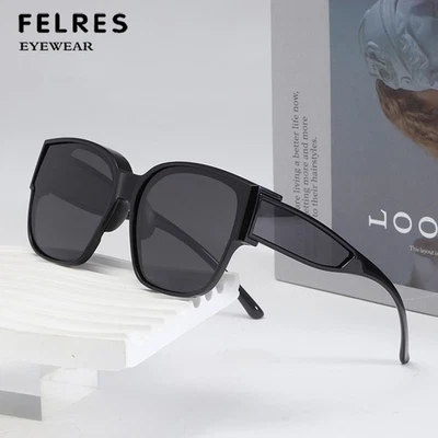 Gafas de sol polarizadas TR90 ojo de gato hombres mujeres conducción sencilla pesca gafas deportivas Foto 1 de 4