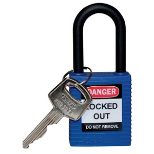 BRADY 123325 Lockout Padlock,KD,Blue,1-3/4"H 39N217 - Picture 1 of 1