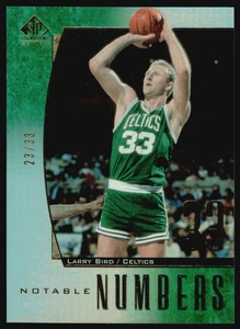 2005-06 SP Signature Edition Notable Numbers LARRY BIRD /33 #221 - Picture 1 of 2