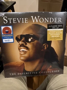 Stevie Wonder ¨The Definitive Collection¨ Orange Crush LP/Vinyl 2024 Hits - Picture 1 of 2
