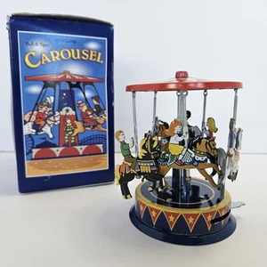 Vintage Schylling Horse Pull & Spin Carousel Collector Series In Box!  - Picture 1 of 12