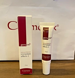 NEW GENUCEL CHAMONIX  Immediate Effects 2  Improved Wrinkle Cream FACE Eyes .5oz - Picture 1 of 3