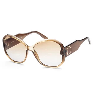 Gafas de sol Ferragamo para mujer 61 mm caqui marrón degradado SF942S-6117326 - Imagen 1 de 2