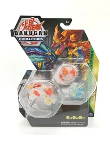 Bakugan Evolutions Gillator Ultra Diamond Starter Pack Blitz Fox & Hydorous New - Picture 1 of 12