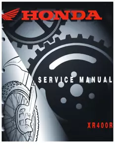 Honda XR400R Service Manual | 1996-2004 | XR400 | MAILED CD OR USB - Picture 1 of 10