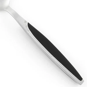 Mar-Crest EBONY ELEGANCE Stainless Black Handle Silverware CHOICE Flatware - Picture 1 of 12