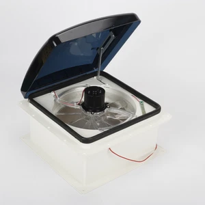 14" RV Roof Vent Fan 12V Vent Fan 14" Diameter Blade 10Speed Air Fan for Camper - Bild 1 von 17