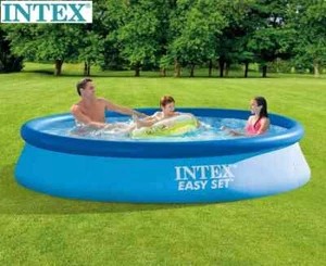 INTEX LARGE 12' 3.66M X 76CM Pool Filter Pump Above Ground Swimming Pools NEW - Picture 1 of 10