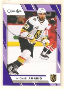 Michael Amadio 2023-24 O-Pee-Chee Blue Border Parallel #396 Golden Knights - Picture 1 of 1