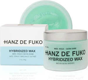 Hanz De Fuko Hybridized Wax – Premium Men’S Styling Wax – Medium Hold, Satin Shi