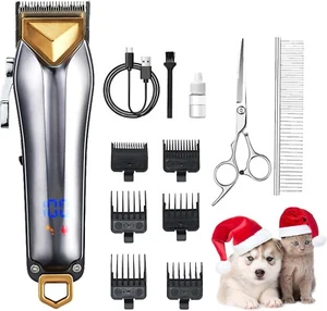 Pet Pro Thick Hair Complete Heavy Duty Dog Cat Grooming Clipper 13 Pcs Kit - Picture 1 of 6