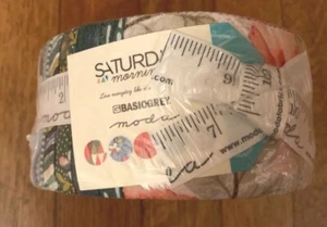 Moda SATURDAY MORNING Basic Grey Quilt Fabric JELLY ROLL - Picture 1 of 4