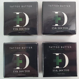 4x Ink Doctor Tattoo Butter 15g (60g) Coconut Healing Moisturiser Dry Skin DR - Picture 1 of 7