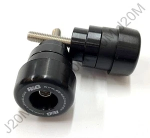R&G Bar End Sliders Black for Yamaha MT 07 Moto Cage 2015 2016 2017 2018 - Picture 1 of 6