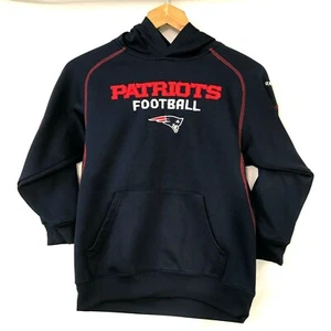 NFL Hoodie Reebok Youth Small Blue New England Patriots Football Pullover  [C3] - Picture 1 of 8