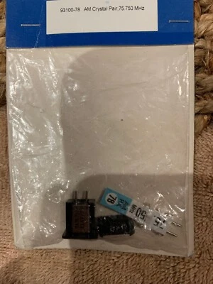 Vintage Airtronics 93110-78 AM Crystal Pair, 75.750 MHz New Old Stock - Image 1 of 4