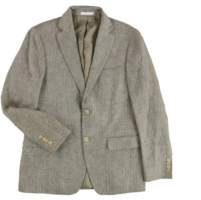 Abrigo deportivo Lauren Ralph Lauren para hombre UltraFlex ajuste clásico de lino espiga B4HP Foto 1 de 2