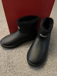 Hugo Boss Boots Ladies Size 7 New Cosy Boot SALE