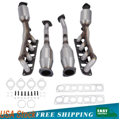 Front&Rear Catalytic Converters EPA For INFINITI QX56 2011 2012 2013 5.6L Models Foto 1 de 4