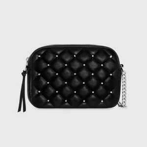 Neu mit Etikett Rebecca Minkoff Umhängetasche mit Nieten in Schwarz - Bild 1 von 13