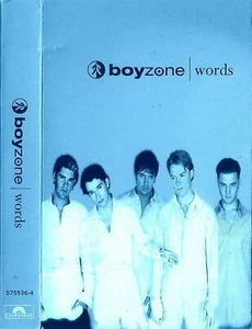 Boyzone ‎Words CASSETTE SINGLE  Pop Europop, Ballad Bee Gees cover - Picture 1 of 6