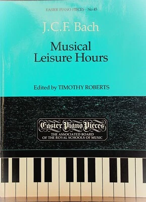 J.C.F. Bach Musical Leisure Hours .Easier P.P no. 45 - Image 1 of 2