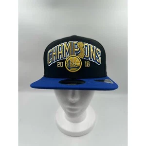 New Era NBA 2018 Golden State Warriors Championship Champs Snapback Hat - Picture 1 of 4